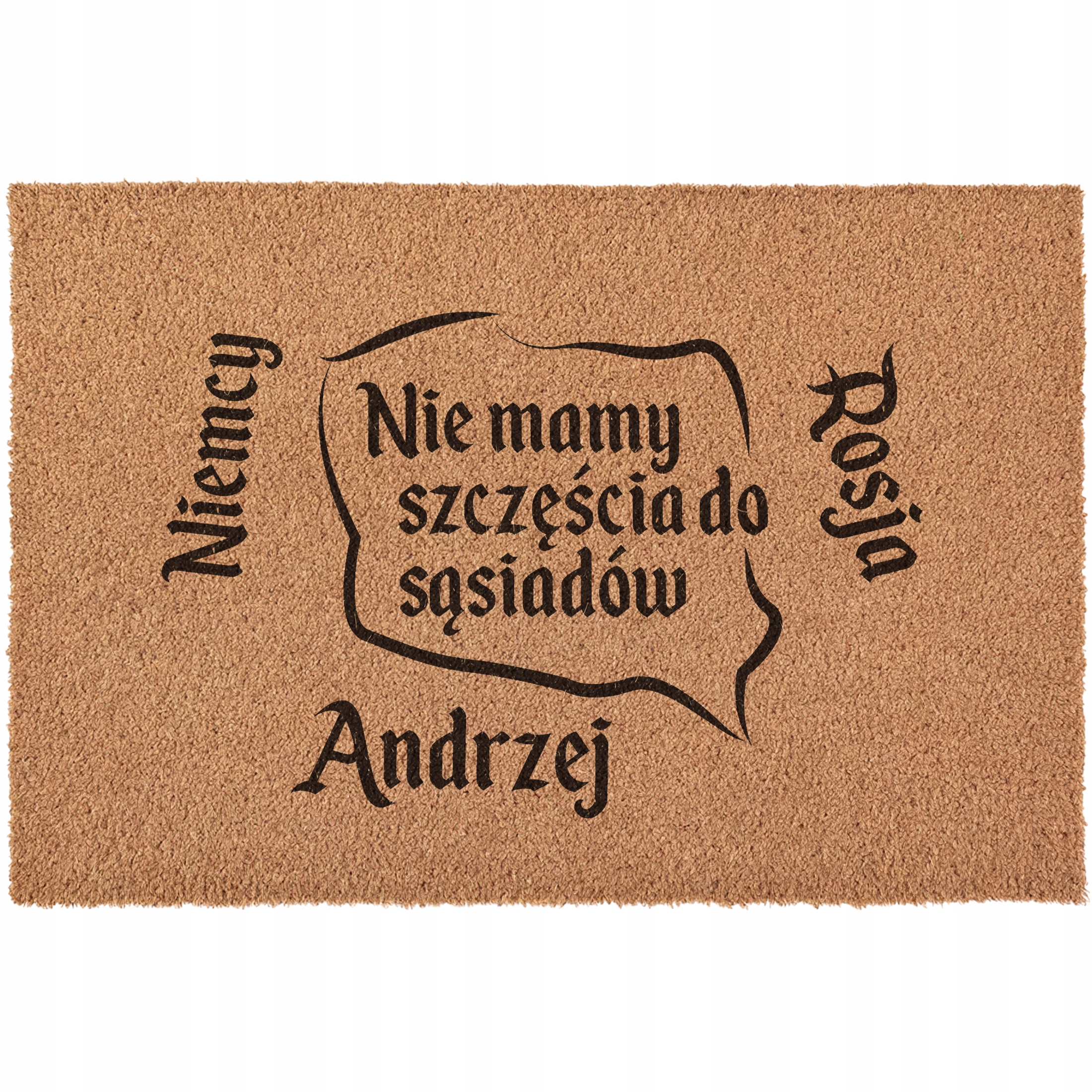 Stěrač Nemáme štěstí na sousedy seriál 1670 kokosový 60x40