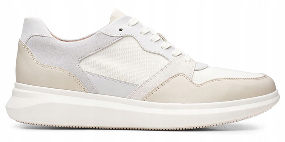 Sportovní obuv Clarks Un Globe Run bílá kůže 42