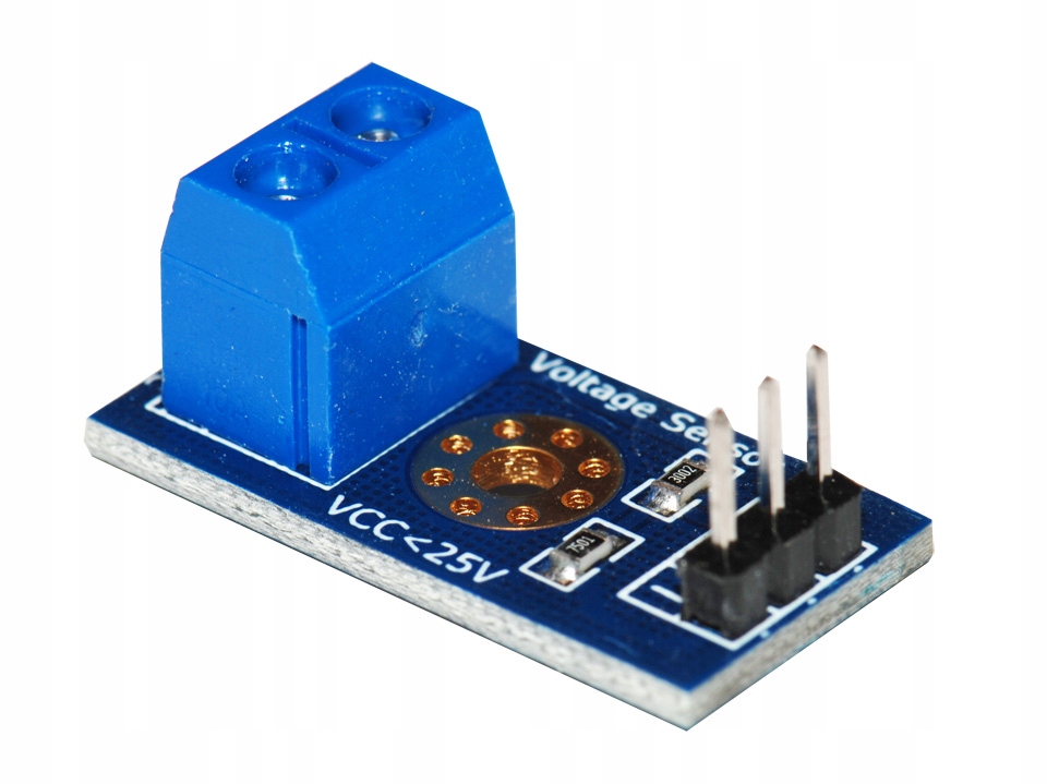 

Moduł pomiaru dzielnik napięcia 25V do arduino