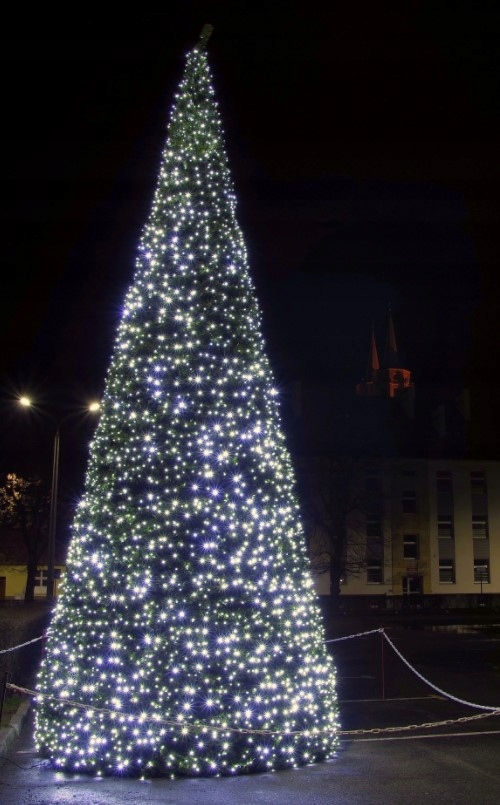 LAMPKI CHOINKOWE 300 LED ŚWIĄTECZNE BIAŁE ZIMNE Marka inna