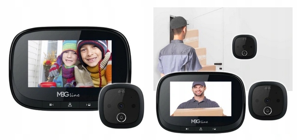 Wizjer do drzwi kamera MBGLine SF55 BLACK EDITION Marka MBGLine
