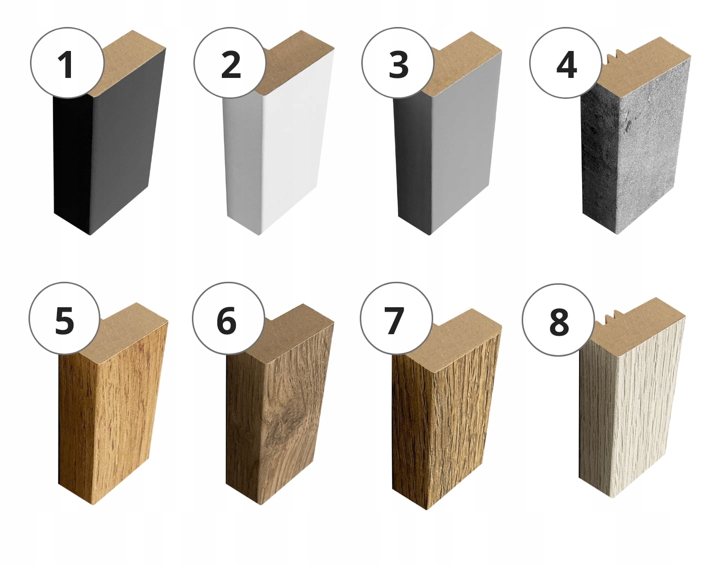 LAMELE ŚCIENNE DĄB WOTAN NA PŁYCIE 515x2750mm Długość (cm) 275