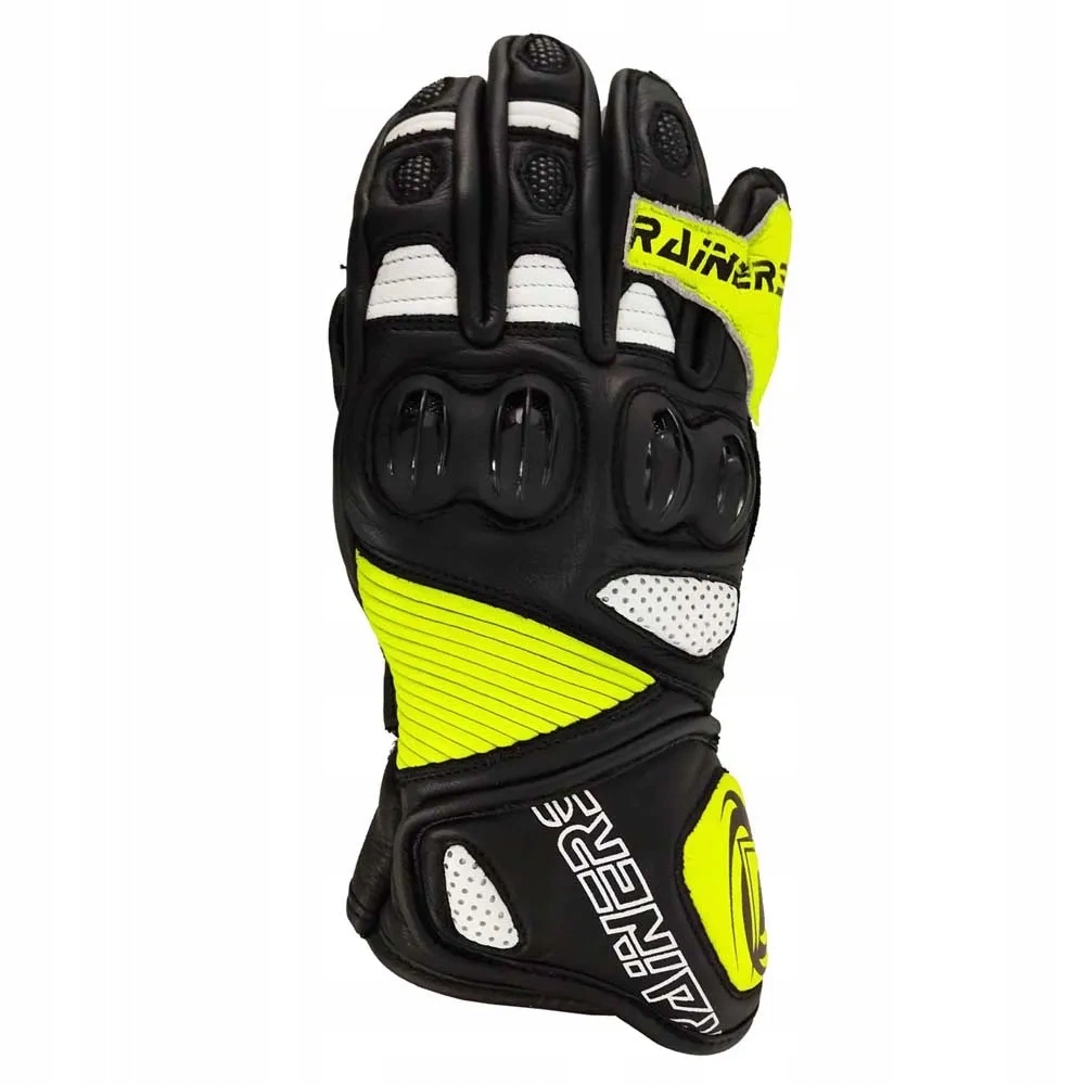Detské motocyklové rukavice Rainers Game fluo 12