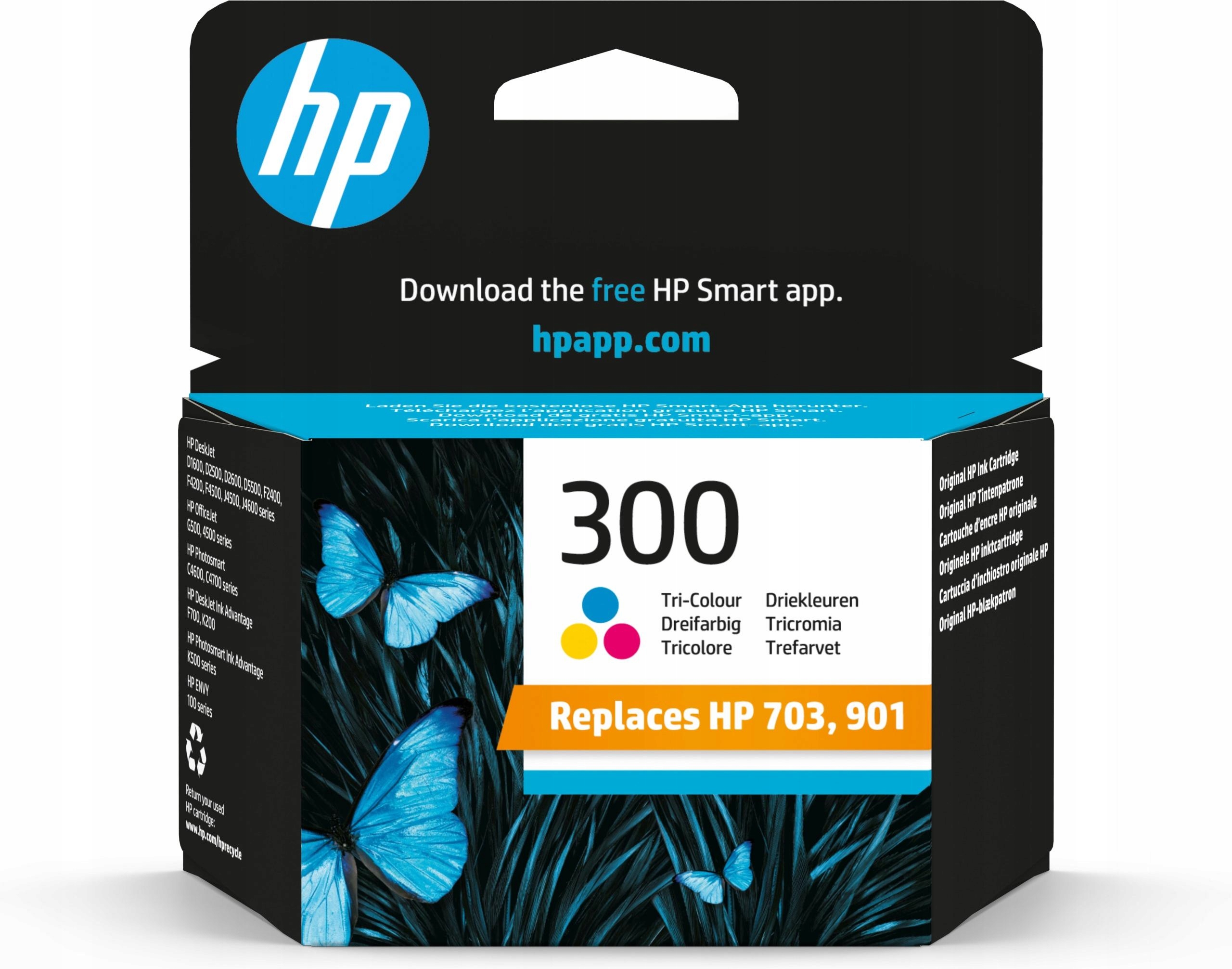 Tusz Hp 300 CC643EE trójkolorowy