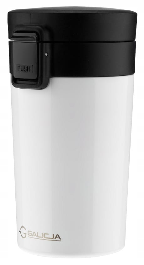 

Kubek termiczny bidon Alicia stal 300 ml biały