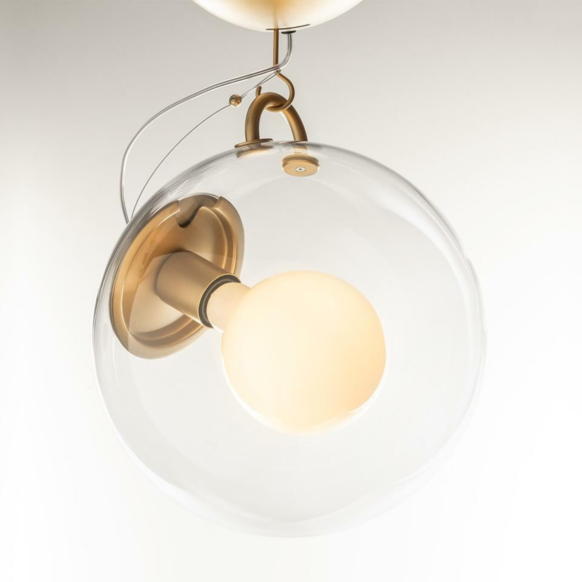 Artemide Miconos stropné svietidlo matná mosadz, priemer 30 cm, E27