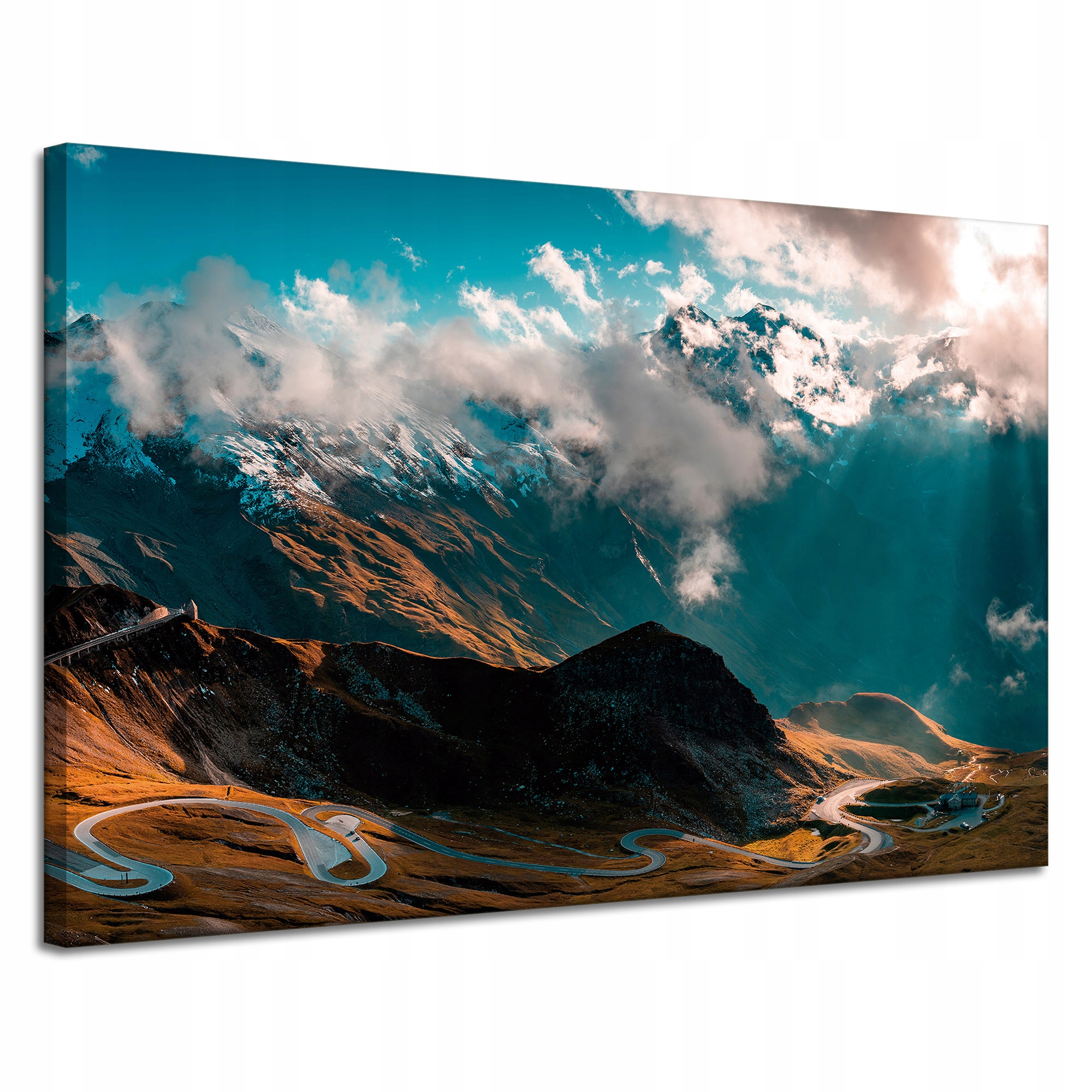 Obraz na plátně Sněžné hory Vrcholy mraků Příroda 120x80 cm