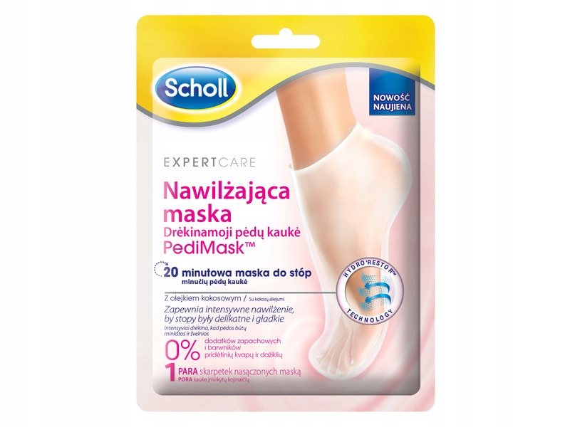 

Maska nawilżająca Scholl z olejkiem kokosowym