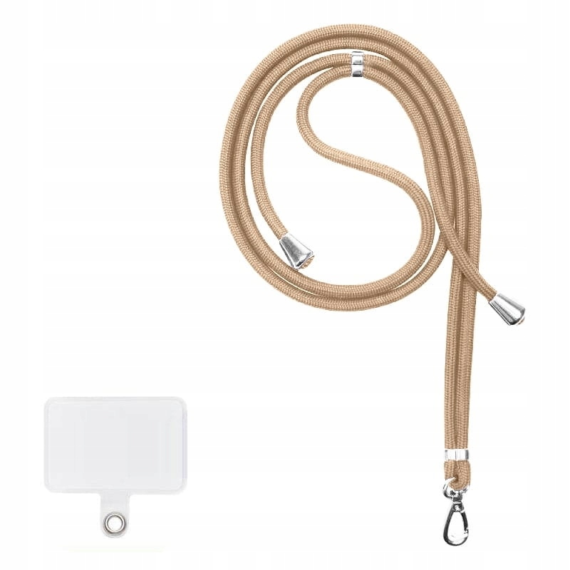 UNIWERSALNA SMYCZ SZNUREK na TELEFON do ETUI V2 CROSSBODY BRĄZOWY Kolor brązowy
