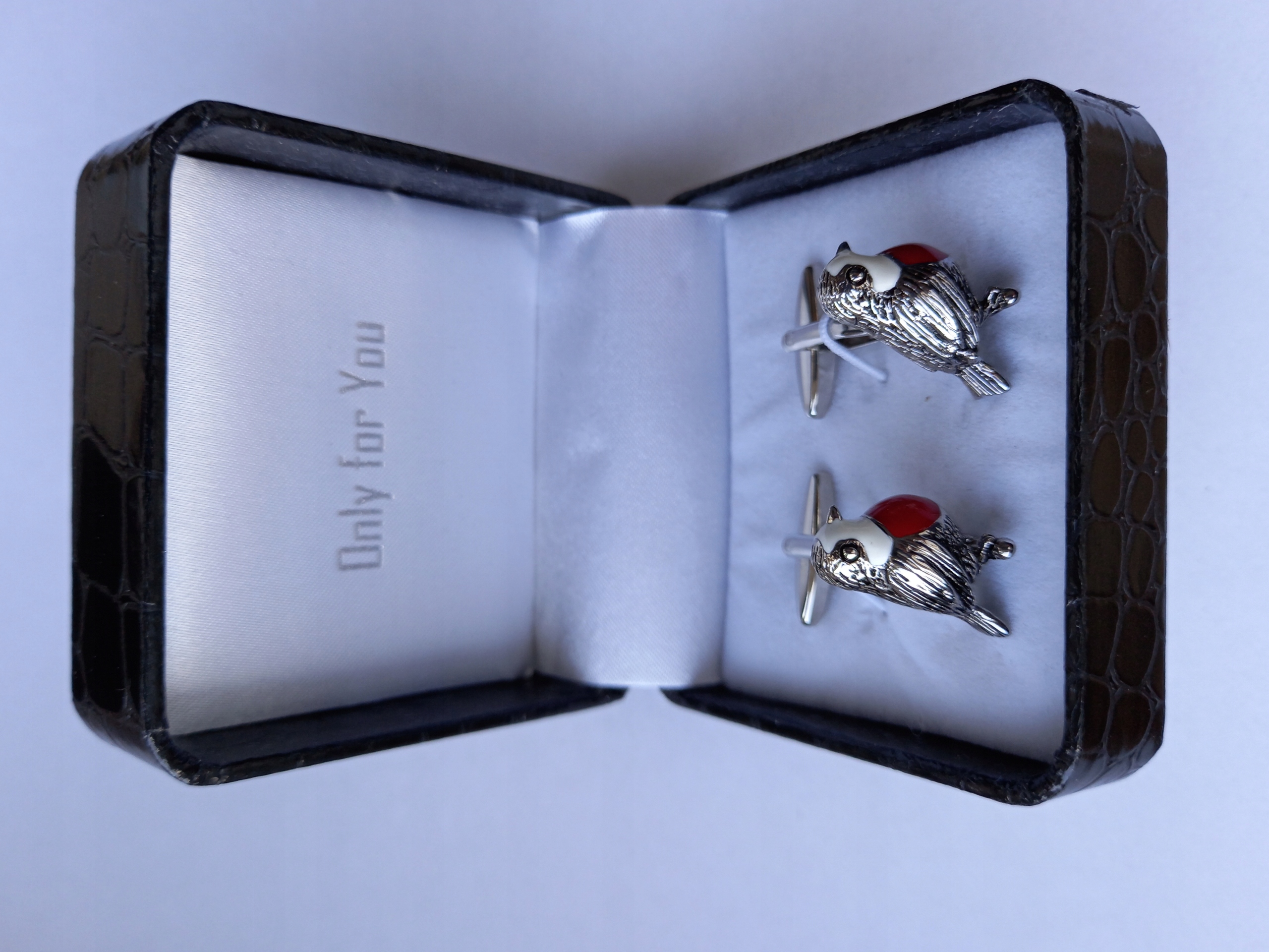 Manžetové knoflíčky na košili Ptáček Vrabec Skřivánek