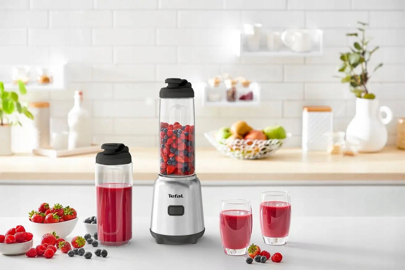 MOULINEX Blender Stojący 300W 0,8L 2 Butelki Tritan Ergonomiczny Kompaktowy — miniatura 13