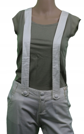 Spodnie damskie ROXY BERKLEY white r. L Kolor biały