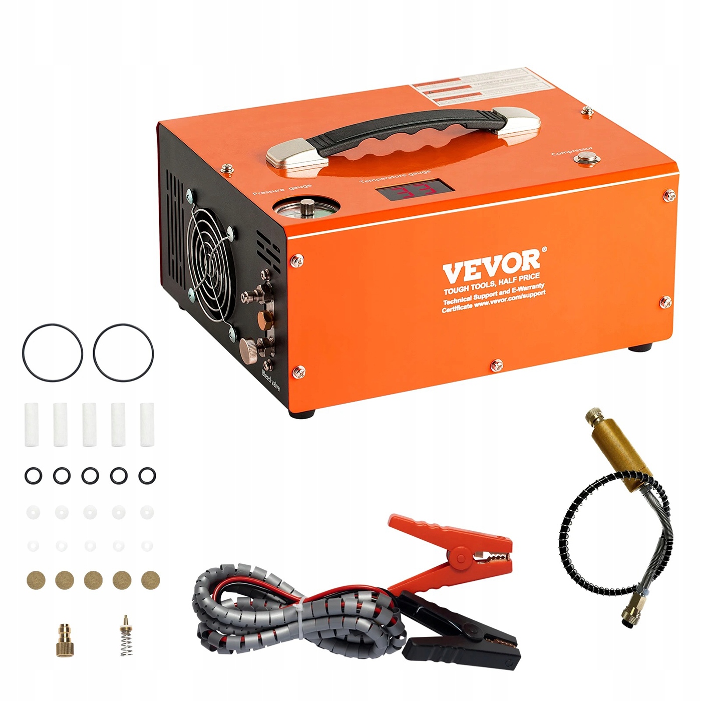 Kompresor Pcp 4500PSI 300Bar 12V 230V Automatický vypínač fľaše Paintball Nur