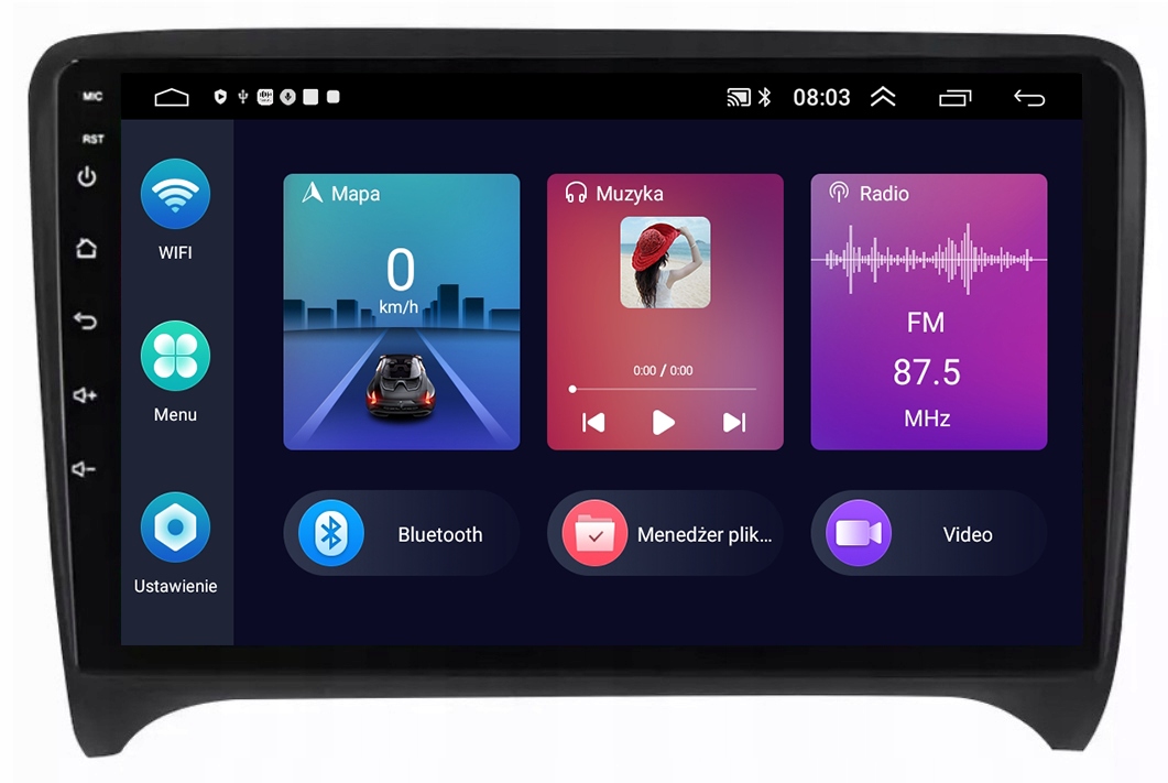 Gps A Android Navigace Bt Audi Tt 8J 2006-2012 Carplay 4GB 64GB