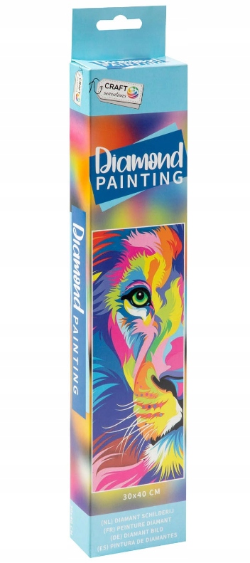 

Grafix Malowanie Diamentami Obraz Lew 30x40