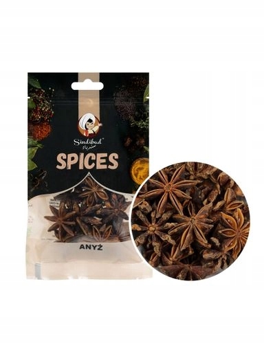 Levně 5 x Hvězdicový anýz Celé hvězdičky 30 g Sindibad Spices