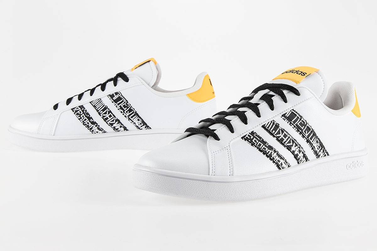 BUTY MĘSKIE ADIDAS GRAND COURT BEYOND 40 SKÓRA TRAMPKI TENISÓWKI MESSI Model GW8816