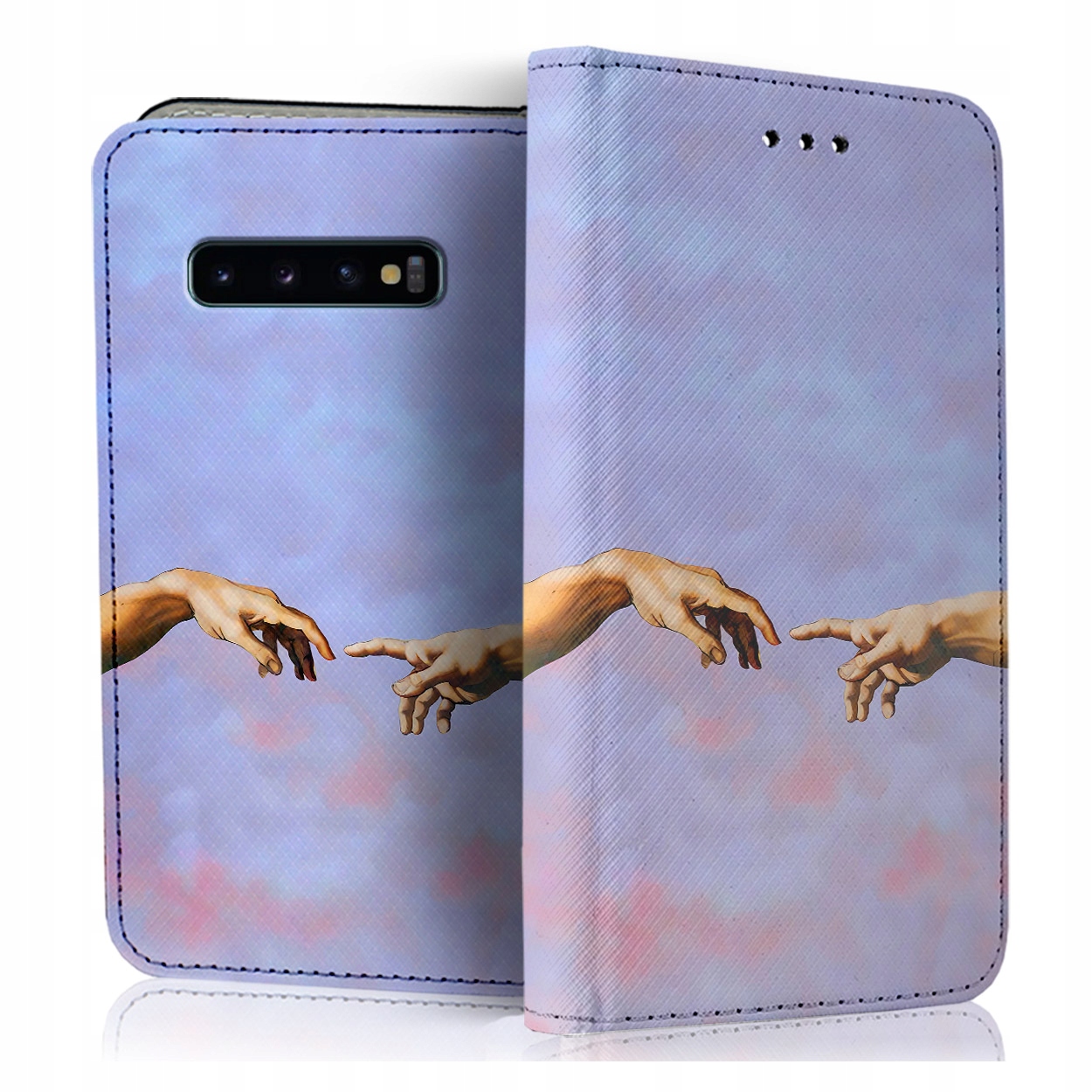 Etui Z Klapką Na Telefon Samsung Galaxy S10 Case Pokrowiec Szybka Szkiełko