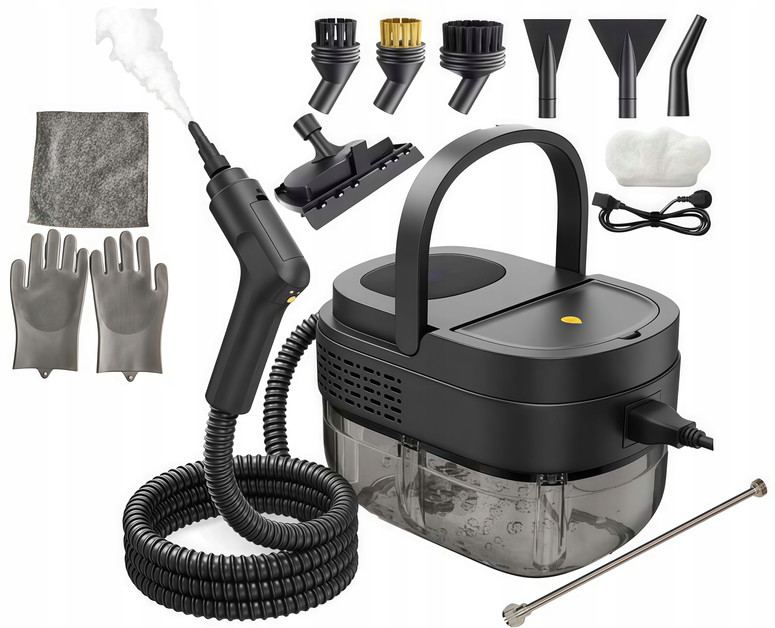 Parní Čistič Oken Parní Čistič 1.5 M Parní Hadice 1600 ML 3 Bar 2500 W