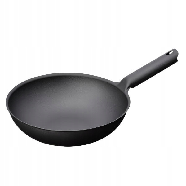 Wok Liatinový Sanjo Unilloy 29 cm Non stick na indukciu Rúra čierna