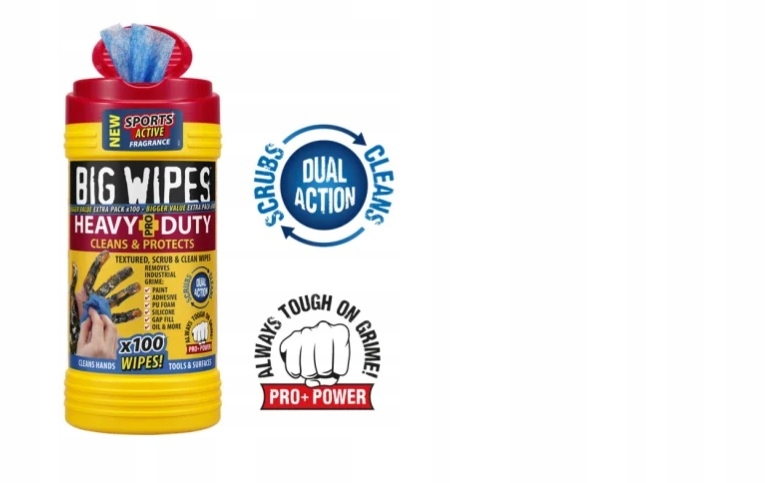 Levně Big Wipes 100 ks vitamín E glycerin lanolin aloe