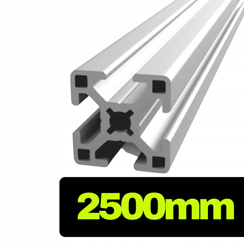 Hliníkový profil T-slot 3030 stříbrný o délce 250 cm