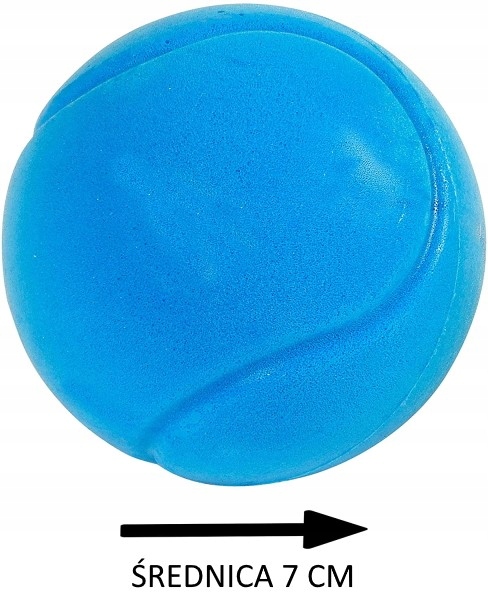 KOLOROWE MIĘKKIE PIŁKI Z GĄBKI 3 SZT 7 CM TENIS Wiek dziecka 3 lata +