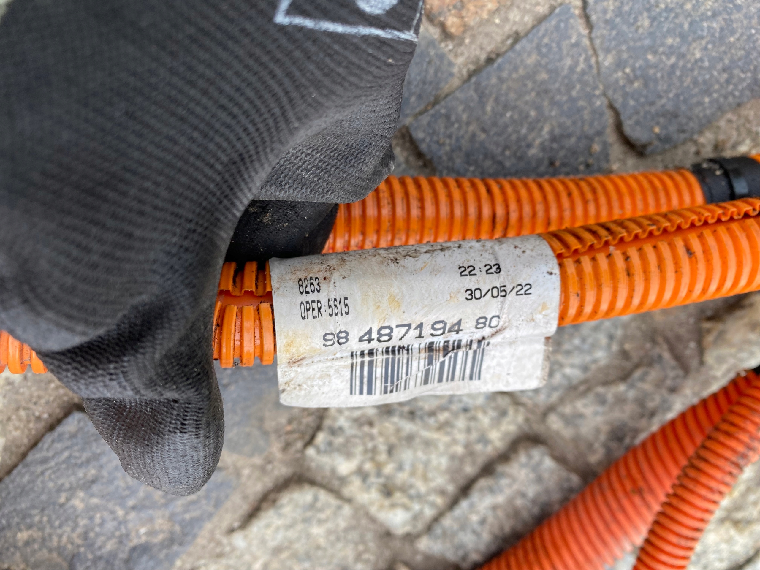 opel II шланги 9848719480 оригинал