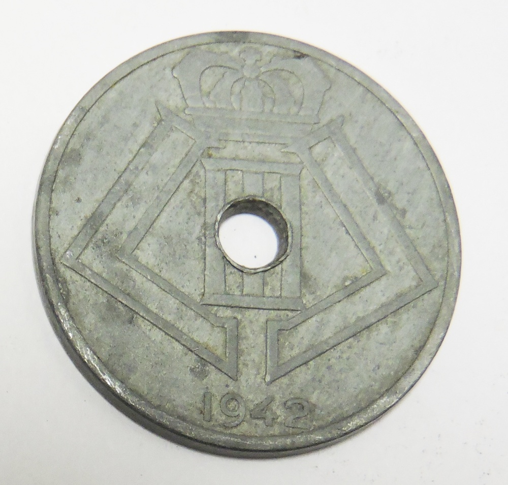 BELGIA 25 centymów 1942