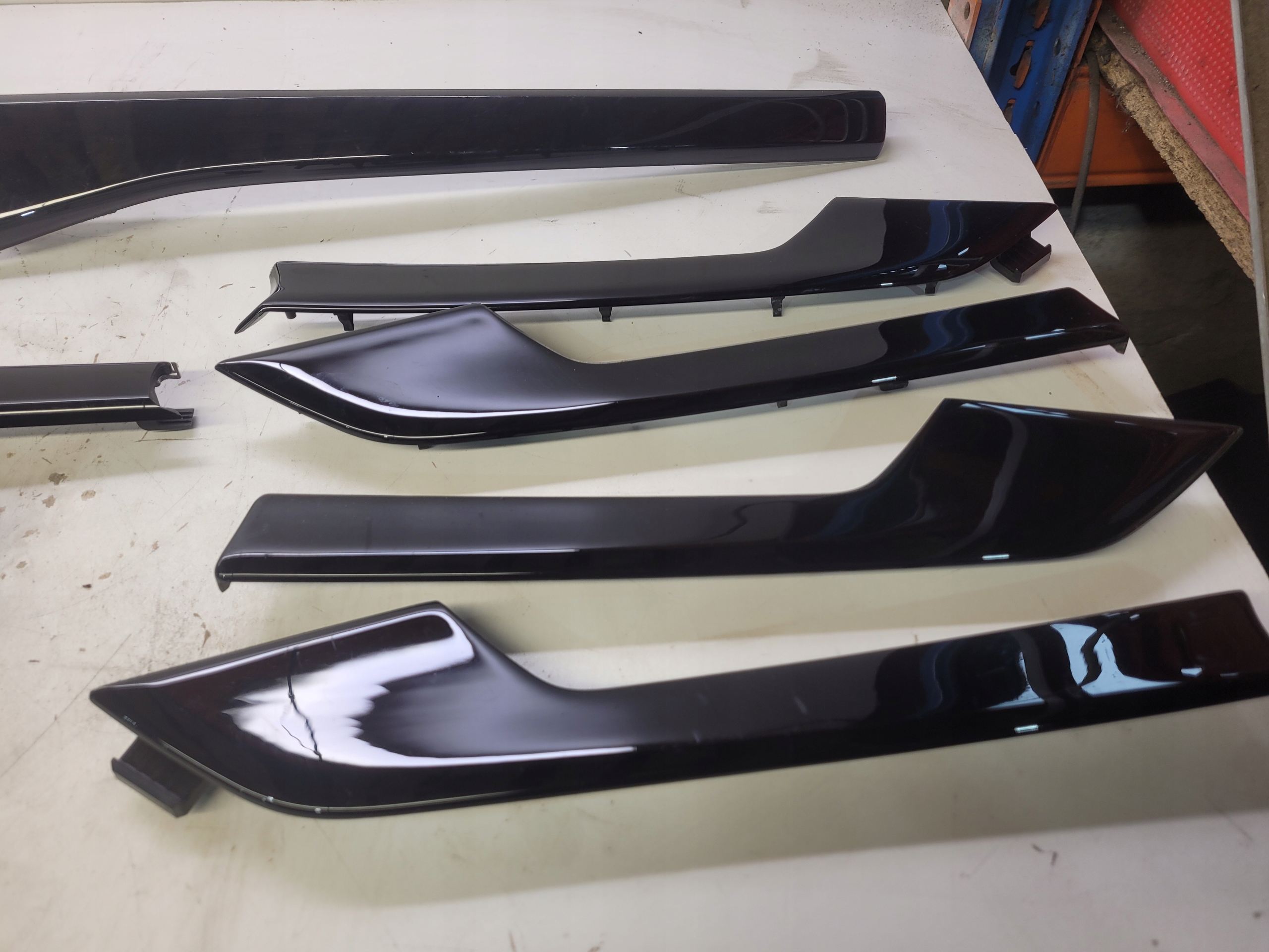 modanatura DEKORY DEKOR PIANO BLACK AUDI A4 B9 A5 8W1