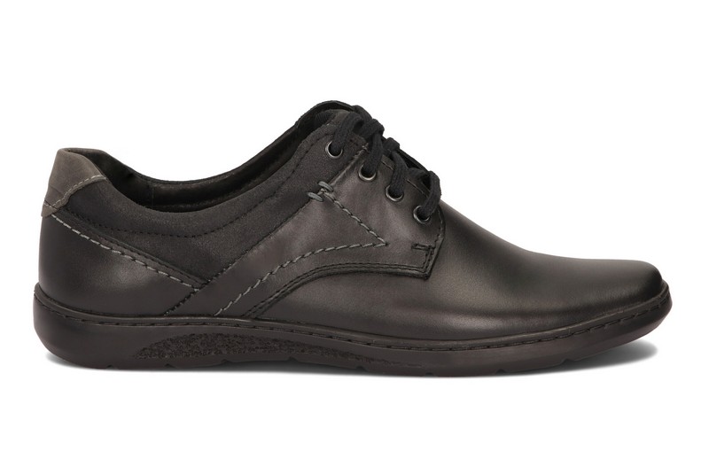 

Półbuty Męskie Buty Casual Skóra 858 Czarny 45