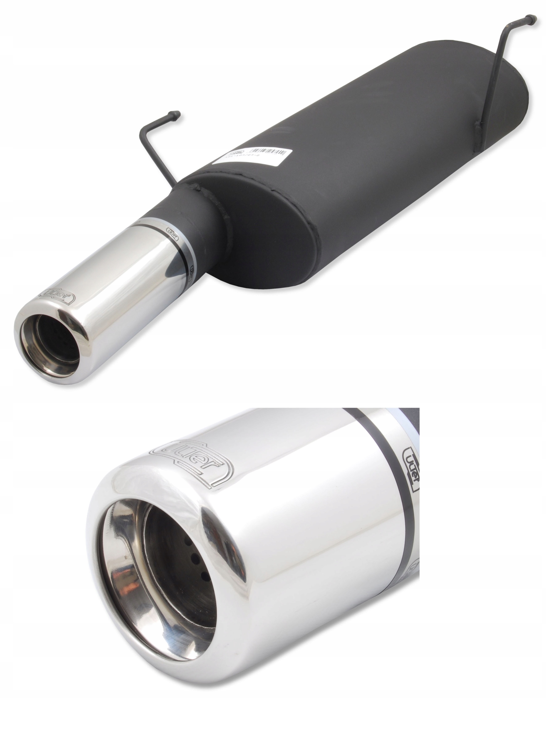 121-107/07-2 (1) - Спортивный глушитель PEUGEOT 206 1,4 55 кВт хэтчбек