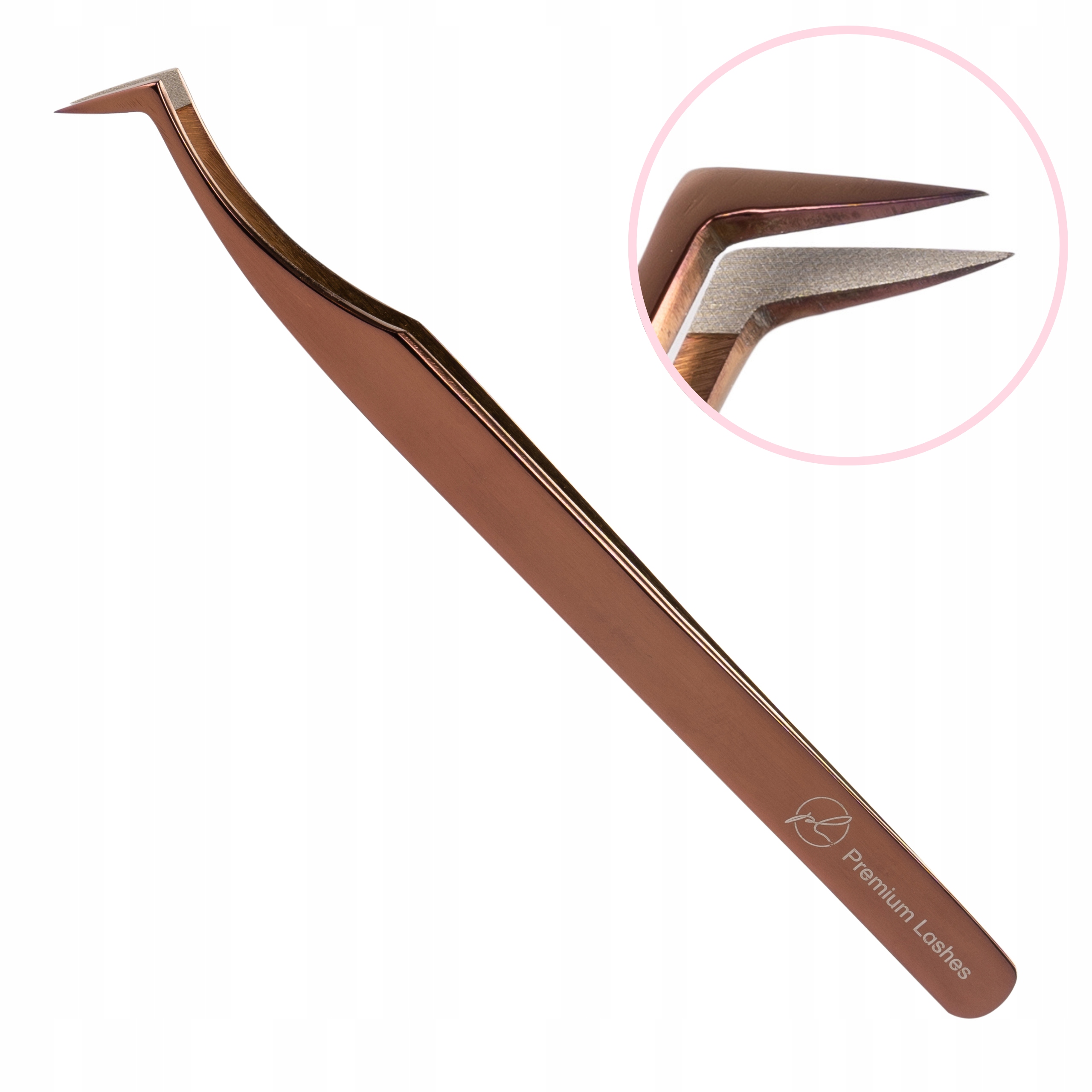 Pinzeta na řasy 90 stupňů Jednopólová Ultra Lush Premium Lashes