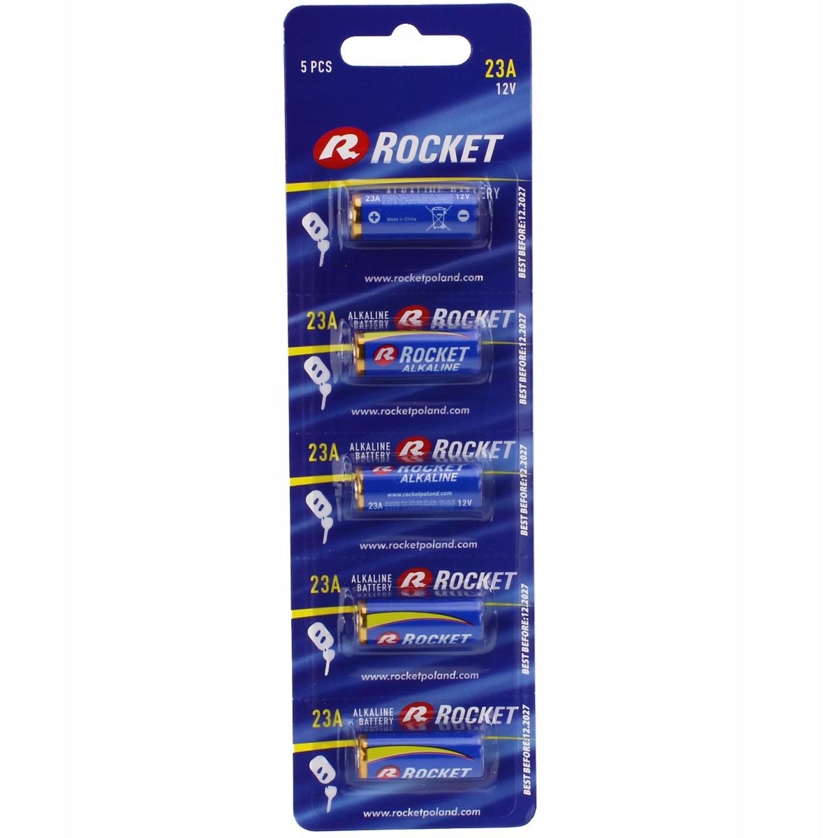 

Baterie Alkaliczne 5SZT 23A 12V Rocket Bateria Pl