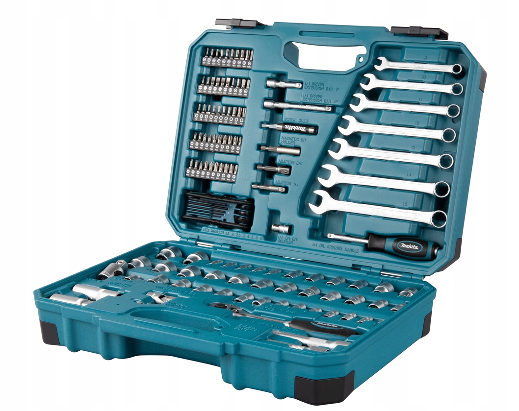 Zestaw narzędzi ręcznych 120 części Makita E-06616 Walizka Kuferek