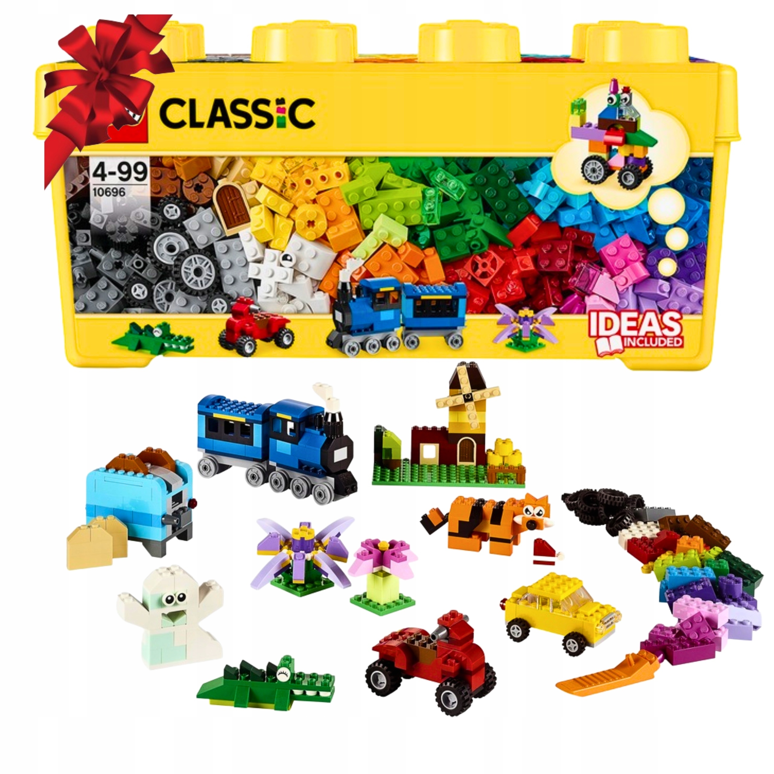 Sada Kostek Lego Classic Střední Krabička Dárek Na Vánoce 484 dílků. Bonus