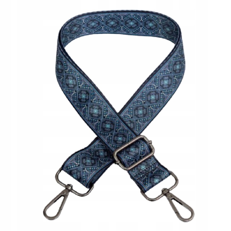 

Pasek Do Torebki Grafitowe Okucia Parciany Długi