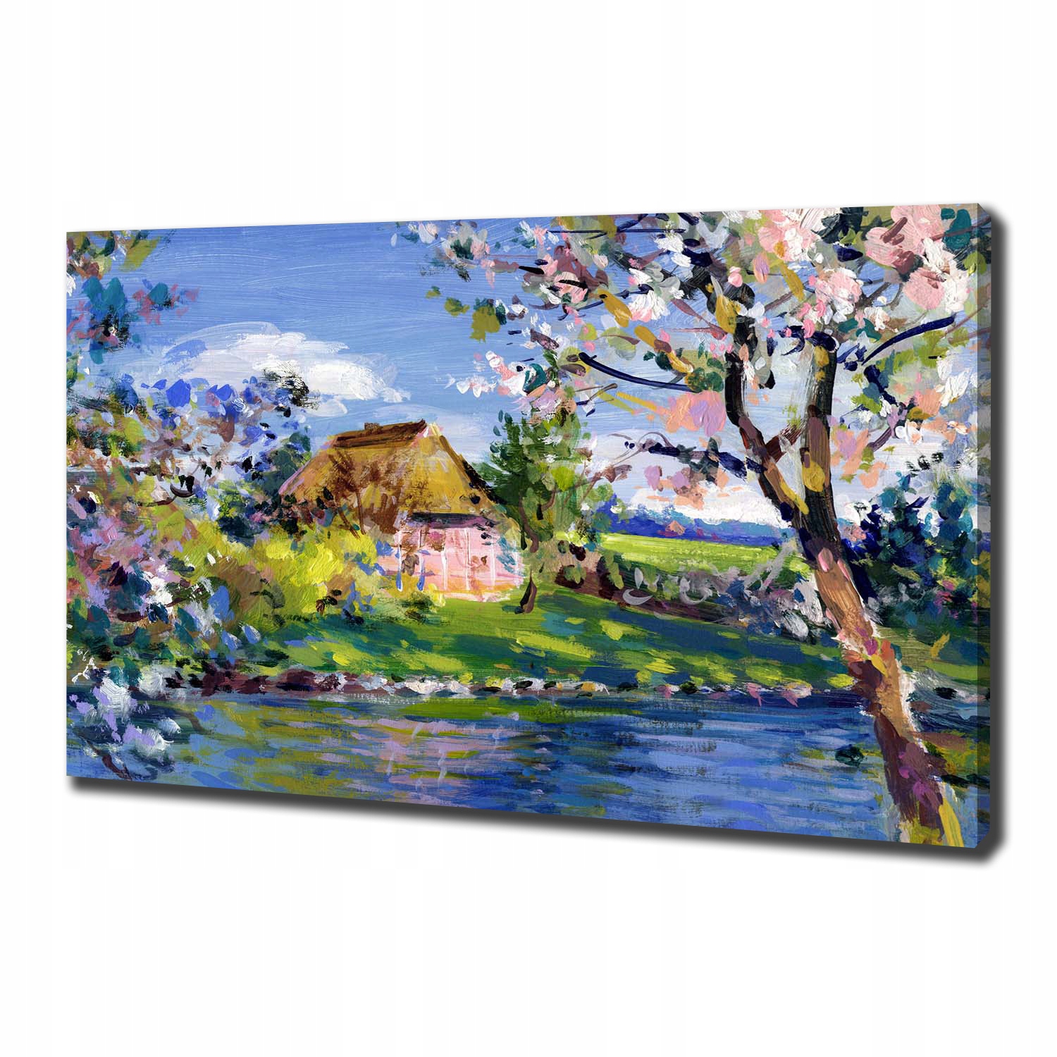 

Foto obraz na płótnie Wiosenny pejzaż 100x70 cm