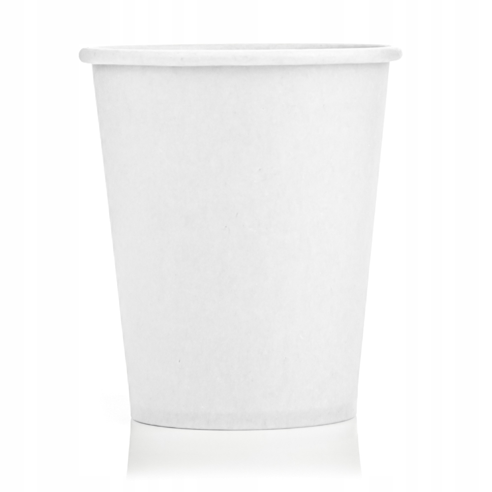 KUBECZKI PAPIEROWE DO NAPOJÓW GORĄCYCH 180ML a100 (do odsprzedaży) Kolor biały