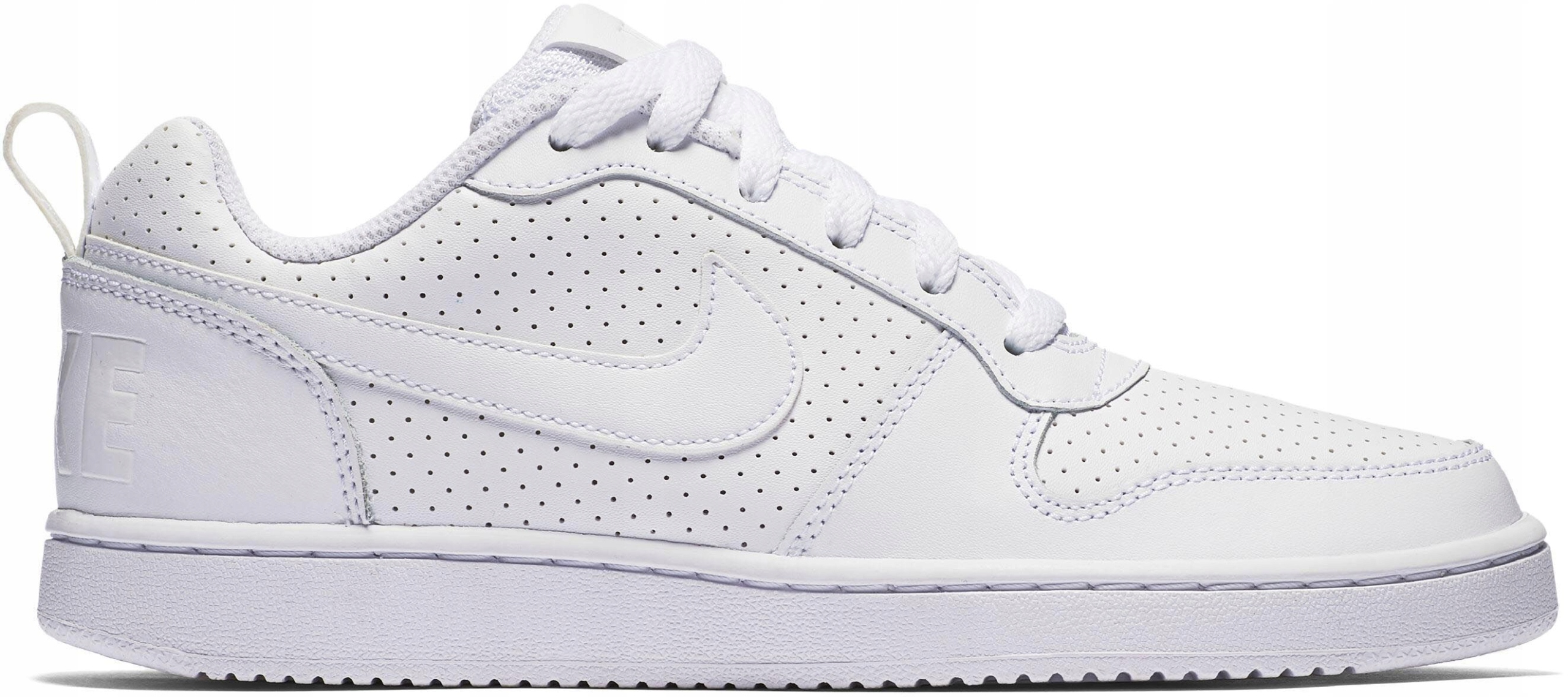 Nike Court Borough Low SL GS Triple White Kids Women Casual Lifestyle  AV3171-100