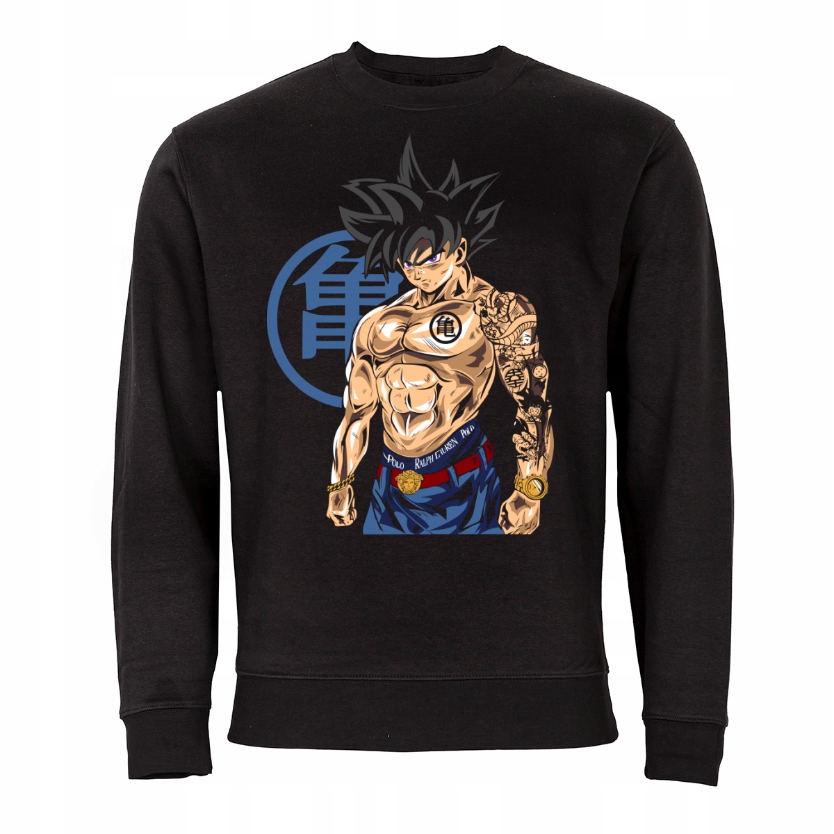 

Męska Bluza Dragon Ball Son Goku Tatuaż 13