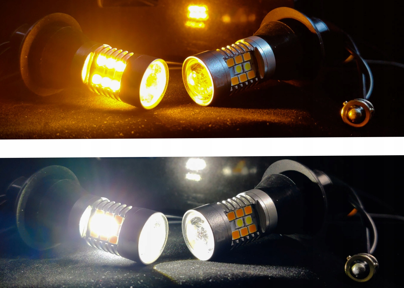 Kierunkowskazy Dzienne LED 2w1 DRL H21W BAY9S Part number 2w1 Dzienne Kierunkowskaz