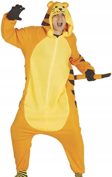 Kostým Tygr kombinéza zvíře zoo kigurumi L