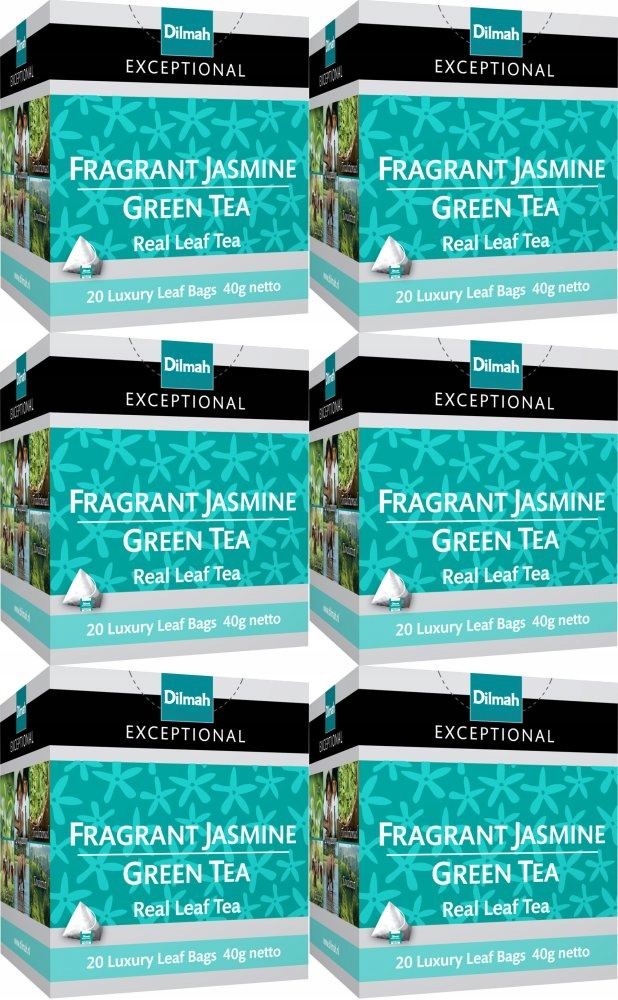 Dilmah Exceptional Zielona z Jaśminem 120 torebek