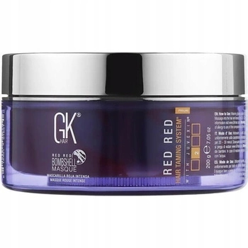 Kondicionér na vlasy Global Keratin GKHair Red Maska 200 g pro intenzivní obnovu vlasů