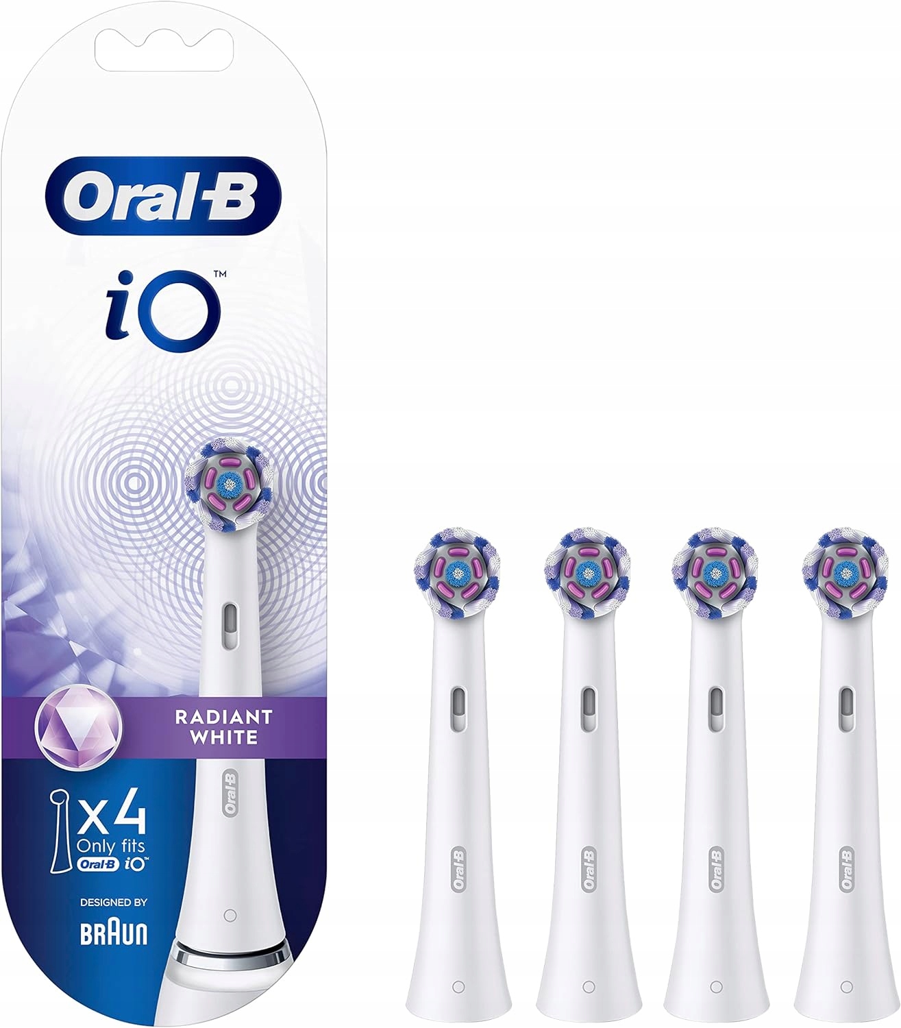 Końcówka szczoteczki Oral-b Io Radiant White Black (4 szt)