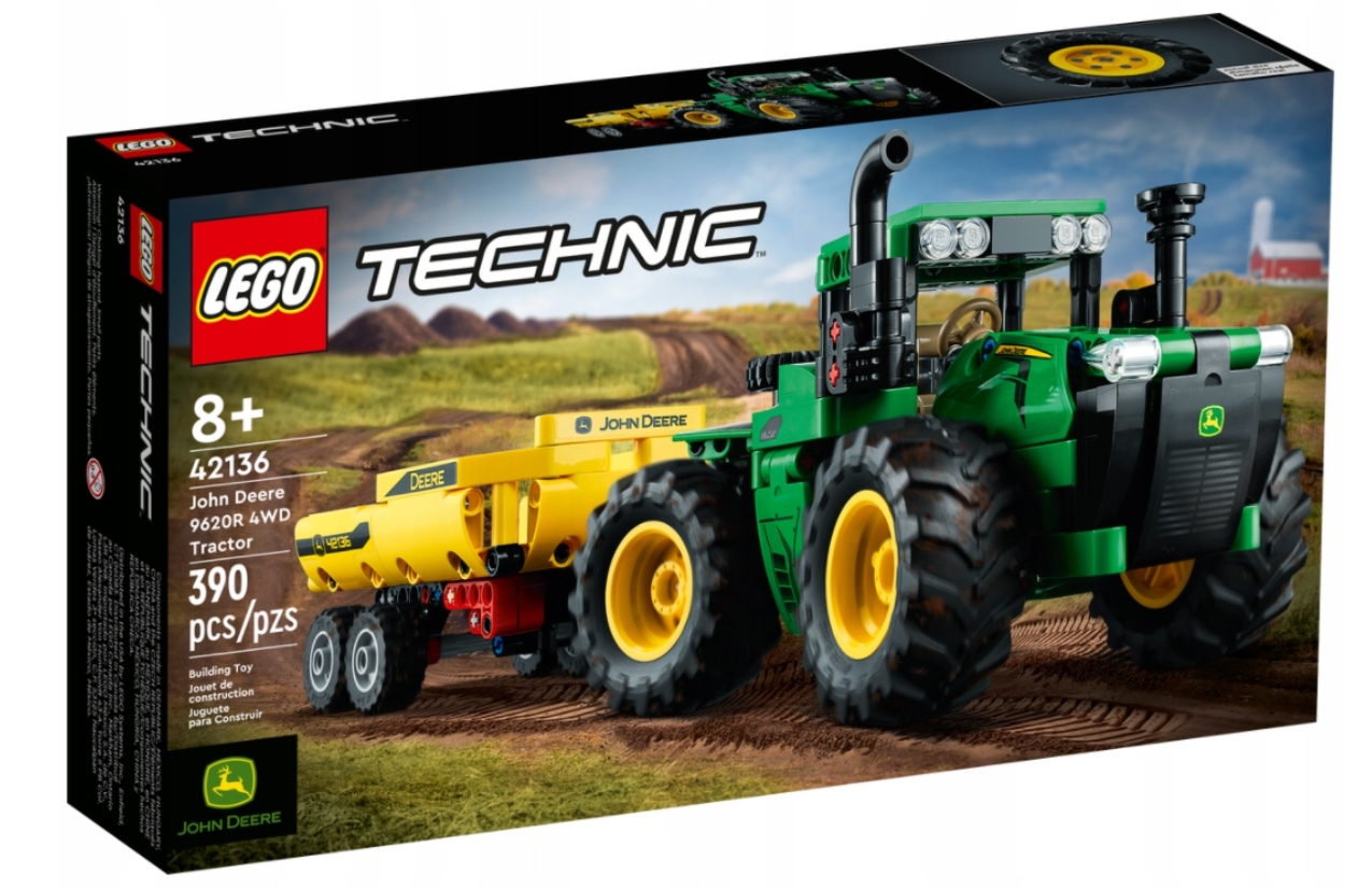

Lego 42136 Technic Traktor John Deere 9620R 4 Wd