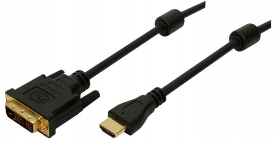 Kabel HDMI-DVI LogiLink CH0004 2m czarny do DVD x2 Kod producenta CH0004