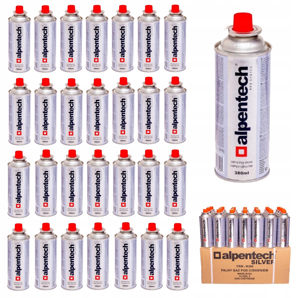 Plynové kartuše sada 28 kusů