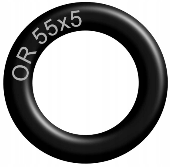 Oring 55x5 mm NBR70 gumový těsnění odolný vůči oleji 100 ks